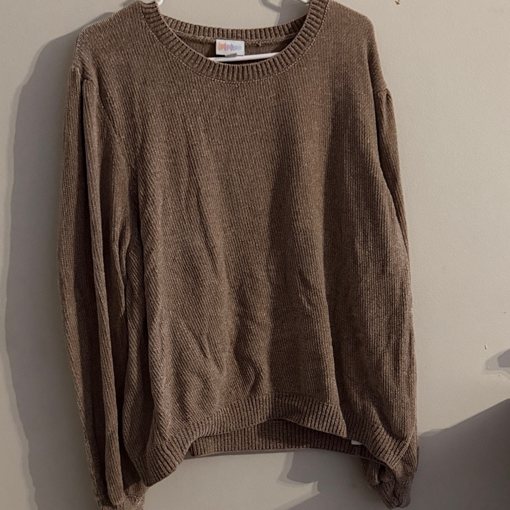 LuLaRoe Brown Crew Neck Sweater